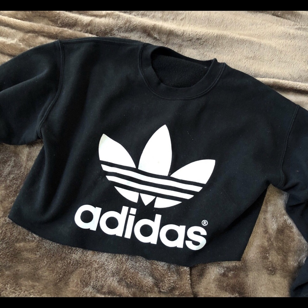 Adidas crop top sweater